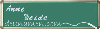 Änne Weide Visitenkarte